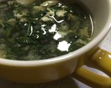 モロヘイヤと卵のふわとろお味噌汁作り方6写真
