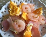 簡単！卵とえびとベーコン炒め。お弁当にも作り方4写真