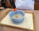 トマトとチーズのもんじゃ焼き作り方1写真