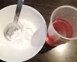 レンジでビーツ水のわらび餅♡蜂蜜風味♪作り方1写真