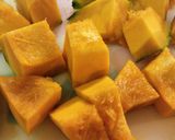 さっぱり甘味噌♪南瓜の豚バラ煮作り方1写真
