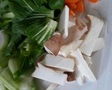 簡単♡青梗菜とシーフードの八宝菜風炒め作り方1写真