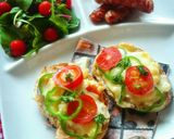 ポテサラトーストの朝食プレート作り方4写真