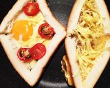 【深酒朝食】簡単感嘆ピザトースト作り方2写真