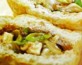ネギ香る醤油麹チーズの栃尾油揚げ詰め焼き作り方4写真