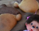親子でワイワイ♪モンチッチパン作り♪作り方9写真