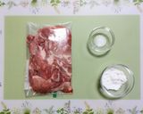 節約簡単夕飯主菜昼食豚こまと白菜の八宝菜・中華丼作り方1写真