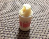 ずぼらに冷デザート◇乳酸菌飲料は冷凍庫へ作り方3写真