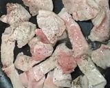 豚肉とキャベツの味噌炒め(胡椒佃煮入り)作り方3写真