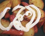 カレー照りマヨ焼き崩しジャーマンポテサラ作り方6写真
