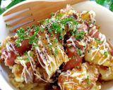 カレー照りマヨ焼き崩しジャーマンポテサラ作り方7写真