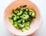 レンジで簡単！ゴーヤの味噌マヨ和え作り方4写真