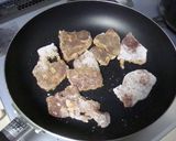 我が家の　レバニラ炒め　作り方2写真