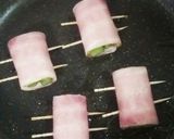 簡単♬アスパラベーコンチーズ巻き＊作り方5写真