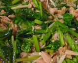 からし菜のえのきツナ缶あえ作り方2写真