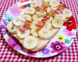 スタバ風バナナ&ベーコン☆トースト(想像作り方10写真