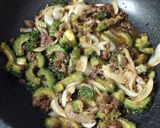 ご飯がススム！ナスとゴーヤーの肉味噌和え作り方9写真