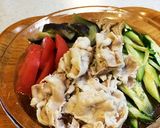 野菜たっぷり冷やし豚しゃぶうどん作り方4写真