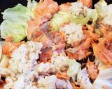 塩麹鮭のチャーハン♡作り方4写真