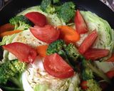 フライパンで★たっぷり野菜のチーズ蒸し作り方2写真