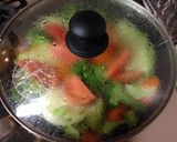 フライパンで★たっぷり野菜のチーズ蒸し作り方3写真