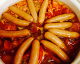 トマトチーズ煮込み♪まるごとソーセージ作り方7写真