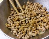 肉もやし炒め、餡かけカレー味。作り方3写真