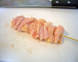 とり皮のねぎ味噌串作り方2写真