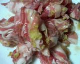 ほうれん草と豚肉の生姜炒め作り方2写真