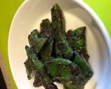 超簡単モロッコいんげんの胡麻味噌和え！作り方3写真