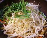 肉もやし炒め、餡かけカレー味。作り方6写真