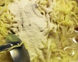 もやしたっぷりインスタントラーメンスープ作り方5写真
