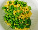 枝豆 コーン明太子マヨネーズ焼き作り方1写真