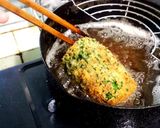 みんな大好き！ポテトサラダでゴーヤフライ作り方8写真