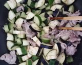なすときゅうりと豚肉のコチュジャン炒め作り方5写真