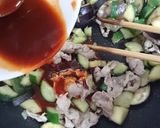 なすときゅうりと豚肉のコチュジャン炒め作り方6写真