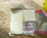 ハロウィン★かぼちゃのクリチ茶巾サラダ作り方1写真