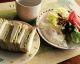 食べやすい♡アボカドマヨチーズサンド作り方6写真