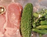 ししとう・ゴーヤ・豚肉の夏らしいソテー♪作り方1写真