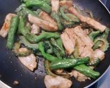 ししとう・ゴーヤ・豚肉の夏らしいソテー♪作り方4写真