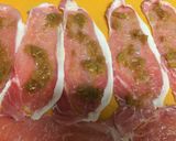 豚薄切肉さっぱり梅巻 茗荷とシソver.作り方3写真