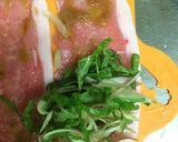 豚薄切肉さっぱり梅巻 茗荷とシソver.作り方4写真