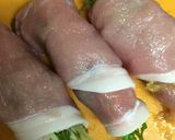 豚薄切肉さっぱり梅巻 茗荷とシソver.作り方5写真
