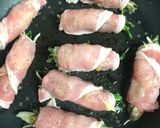 豚薄切肉さっぱり梅巻 茗荷とシソver.作り方6写真