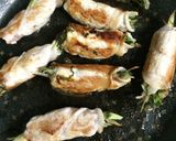 豚薄切肉さっぱり梅巻 茗荷とシソver.作り方7写真
