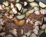 鶏と茄子のソース照り焼き丼♪ネギたっぷり作り方7写真