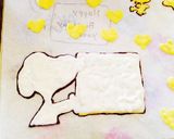 ケーキに飾るチョコレートプレート作り方6写真