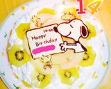 ケーキに飾るチョコレートプレート作り方7写真