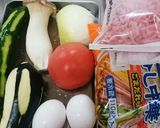 夏野菜&お酢in肉味噌冷やし中華♪作り方2写真
