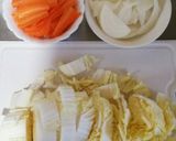 冷蔵庫の余り物で中華丼♡作り方1写真